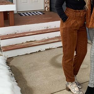 Wild Fable corduroy paper bag pants size 10 (M)